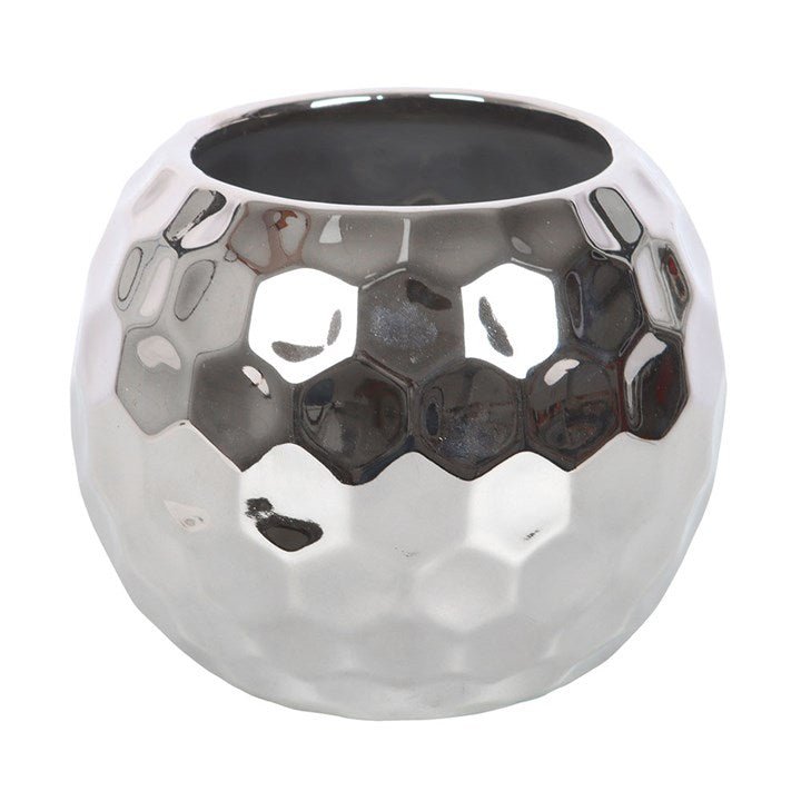 Silver Disco Ball Vase - Scents & Gifts UK