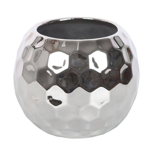 Silver Disco Ball Vase - Scents & Gifts UK