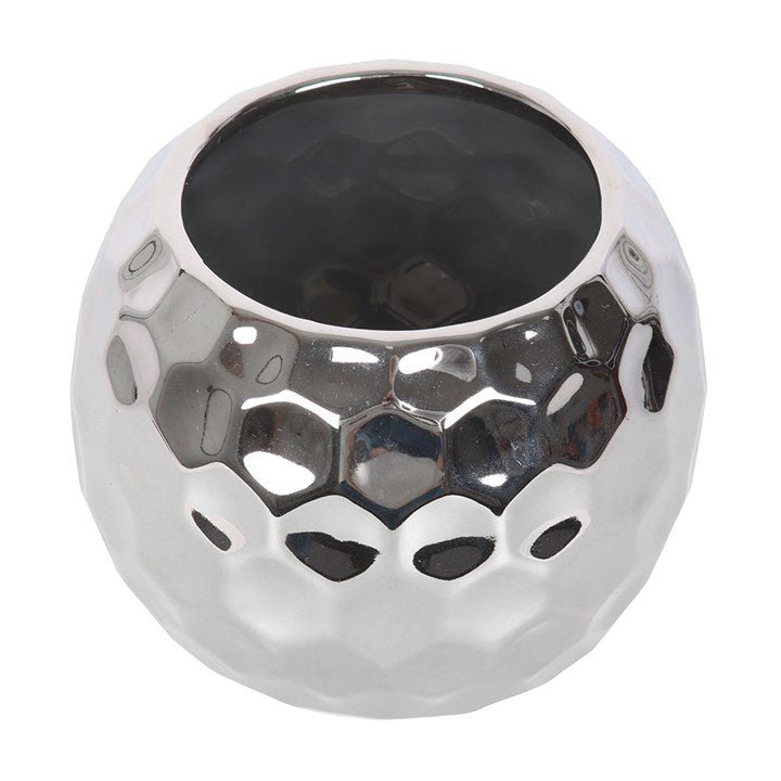 Silver Disco Ball Vase - Scents & Gifts UK
