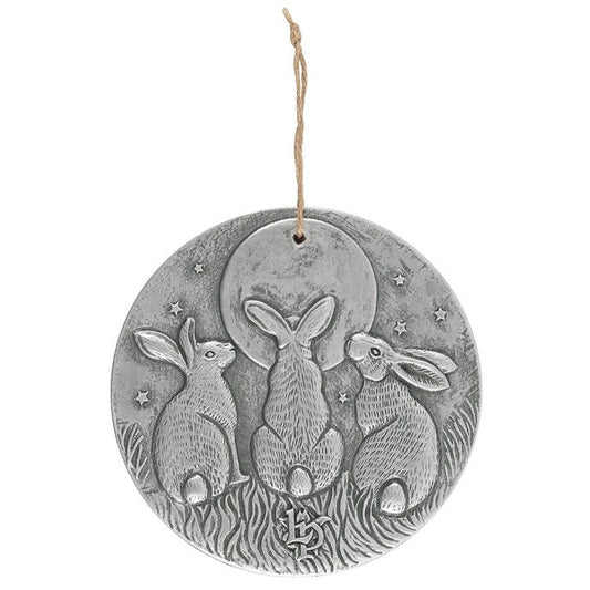 Silver Effect Moon Shadows Plaque by Lisa Parker - Scents & Gifts UK
