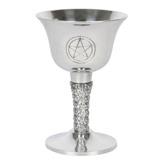Silver Metal Pentagram Chalice - Scents & Gifts UK