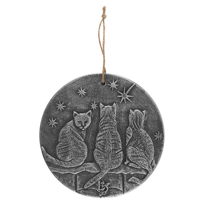 Silver Wish Upon A Star Terracotta Plaque by Lisa Parker - Scents & Gifts UK