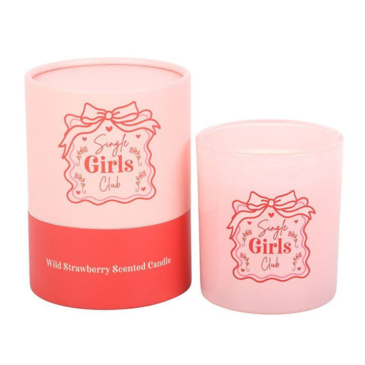 Single Girls Club Wild Strawberry Candle - Scents & Gifts UK