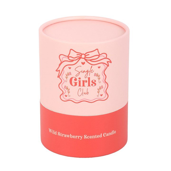 Single Girls Club Wild Strawberry Candle - Scents & Gifts UK