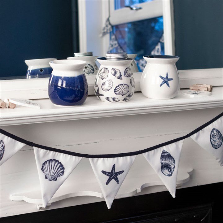 Single Seashell Fabric Bunting - Scents & Gifts UK