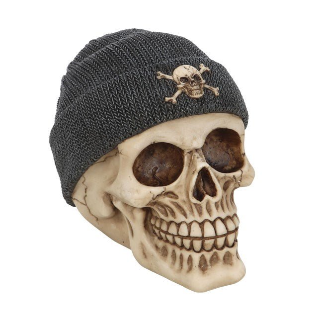 Skull Ornament with Beanie - Scents & Gifts UK