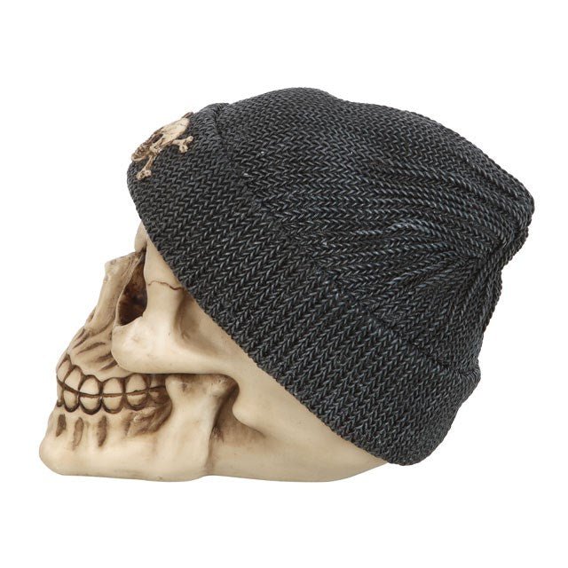 Skull Ornament with Beanie - Scents & Gifts UK