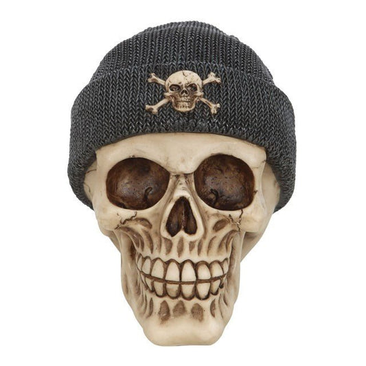 Skull Ornament with Beanie - Scents & Gifts UK