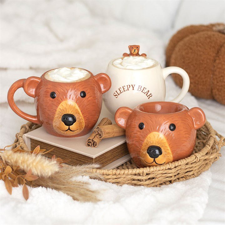 Sleepy Bear Rounded Mug - Scents & Gifts UK