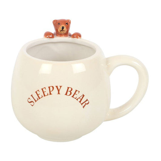 Sleepy Bear Rounded Mug - Scents & Gifts UK