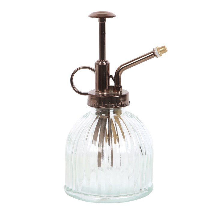 Small Ribbed Glass Plant Mister - Scents & Gifts UK