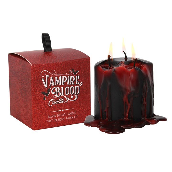 Small Vampire Blood Pillar Candle - Scents & Gifts UK