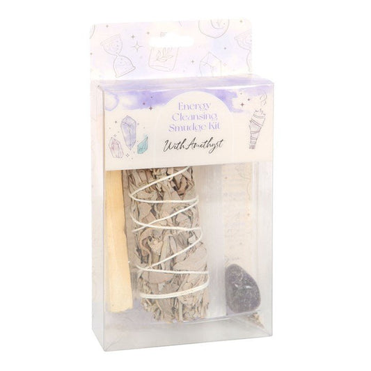 Smudge Kit with Amethyst Crystal - Scents & Gifts UK