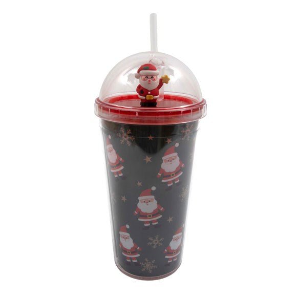 Snowman and Santa Christmas Tumbler - Scents & Gifts UK