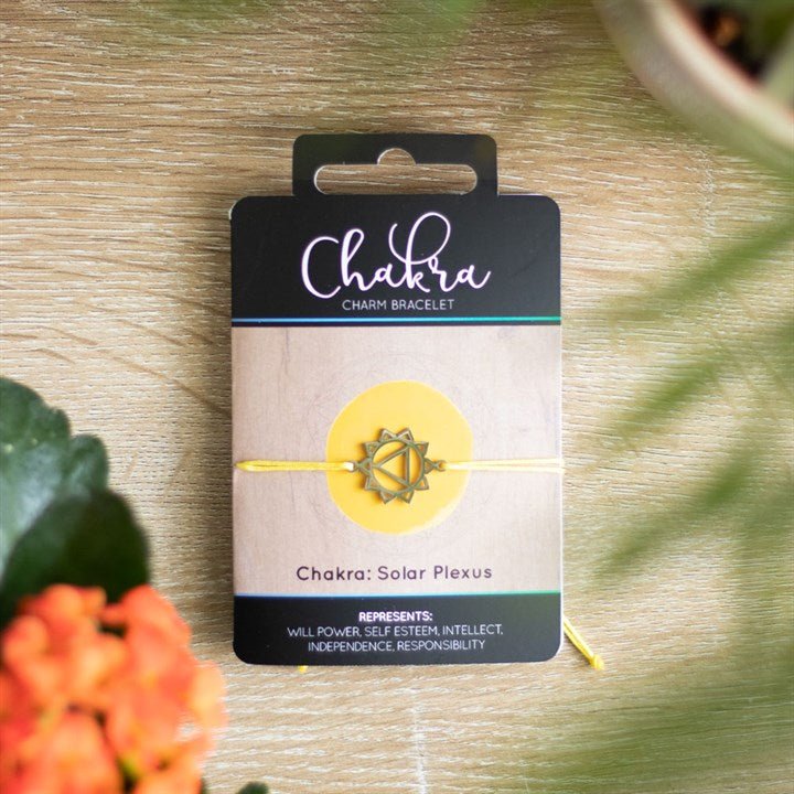Solar Plexus Chakra Charm Bracelet - Scents & Gifts UK