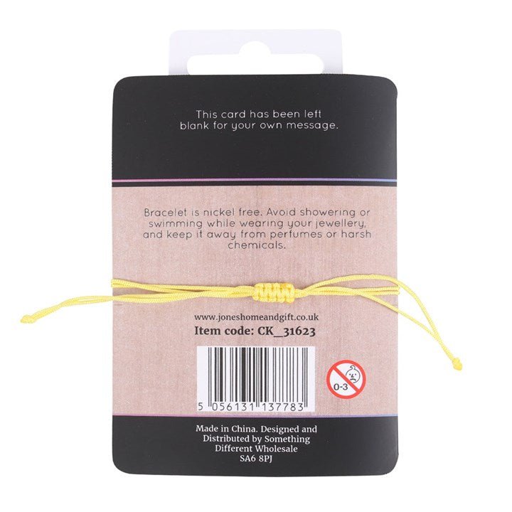 Solar Plexus Chakra Charm Bracelet - Scents & Gifts UK