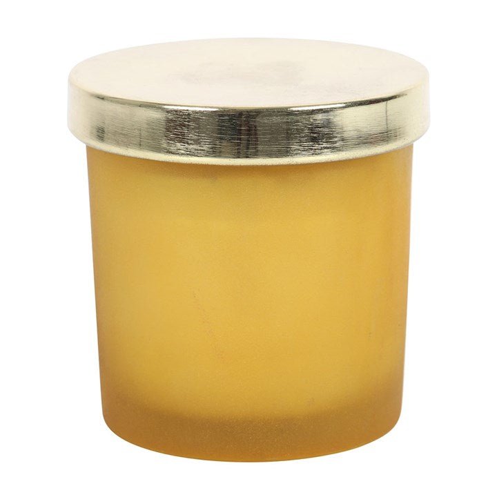 Solar Plexus Chakra Lemon Crystal Chip Candle - Scents & Gifts UK