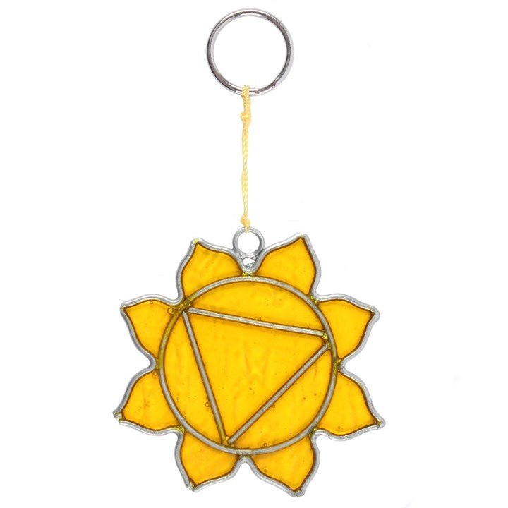 Solar Plexus Chakra Symbol Mini Suncatcher - Scents & Gifts UK