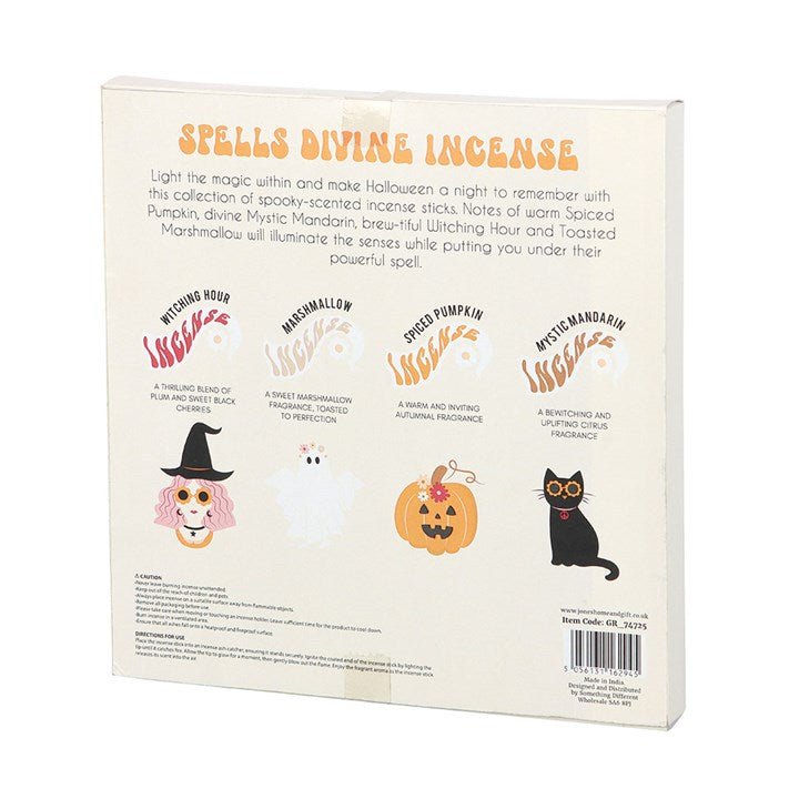 Spells Divine Halloween Incense Stick Gift Set - Scents & Gifts UK