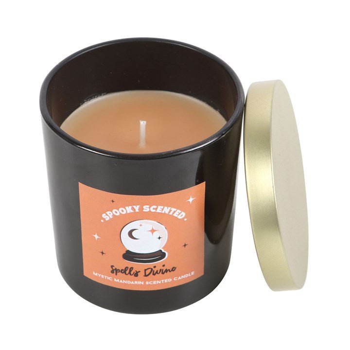 Spells Divine Mystic Mandarin Candle - Scents & Gifts UK