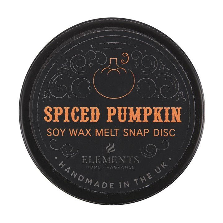 Spiced Pumpkin Soy Wax Snap Disc - Scents & Gifts UK