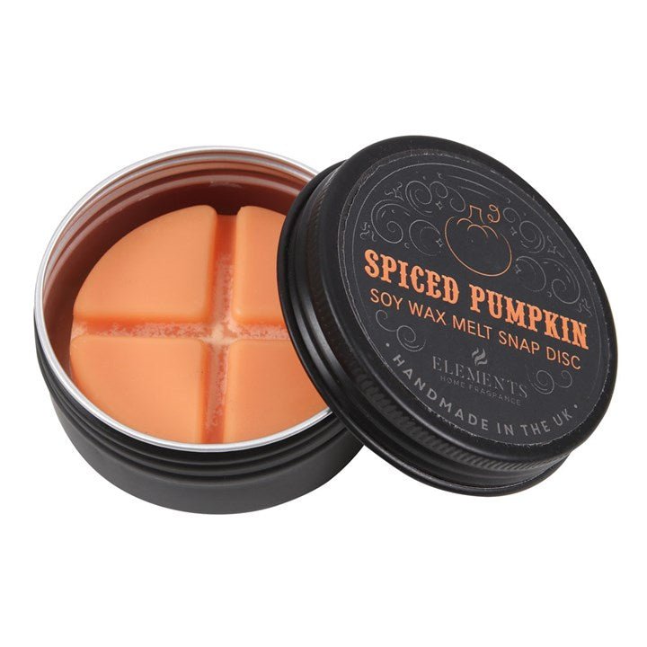 Spiced Pumpkin Soy Wax Snap Disc - Scents & Gifts UK