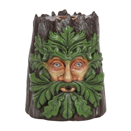 Spirit of the Trees Green Man Backflow Incense Burner - Scents & Gifts UK