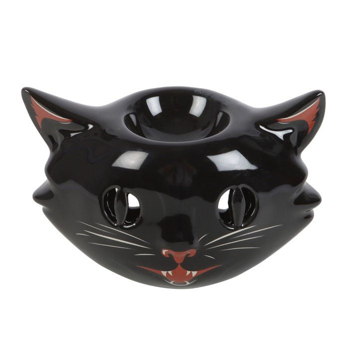 Spooky Black Cat Oil Burner - Scents & Gifts UK