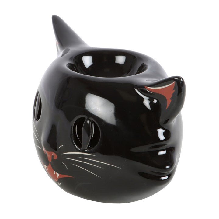 Spooky Black Cat Oil Burner - Scents & Gifts UK