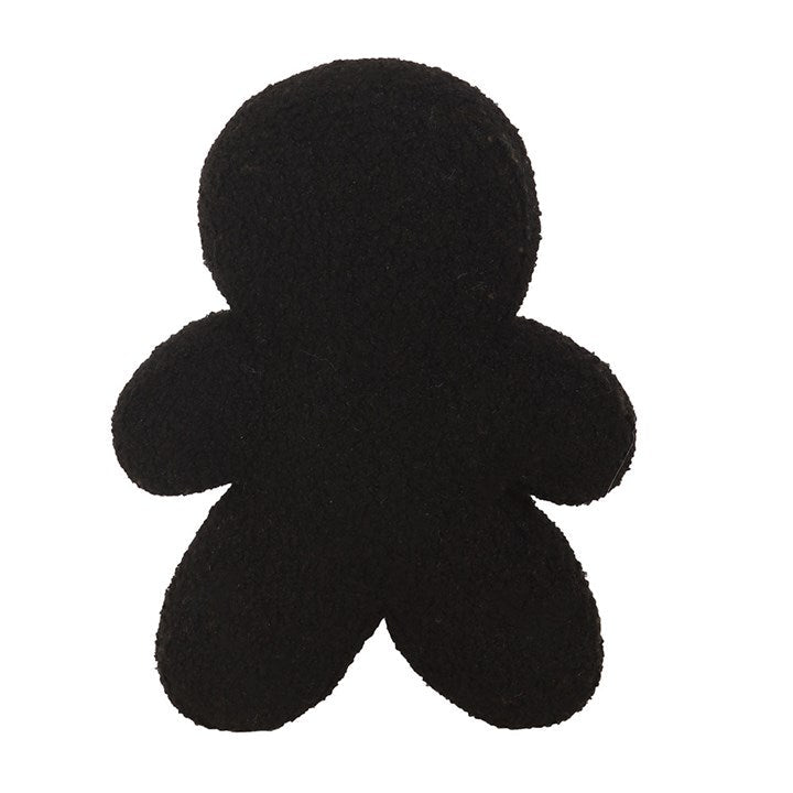 Spooky Gingerbread Man Boucle Cushion - Scents & Gifts UK