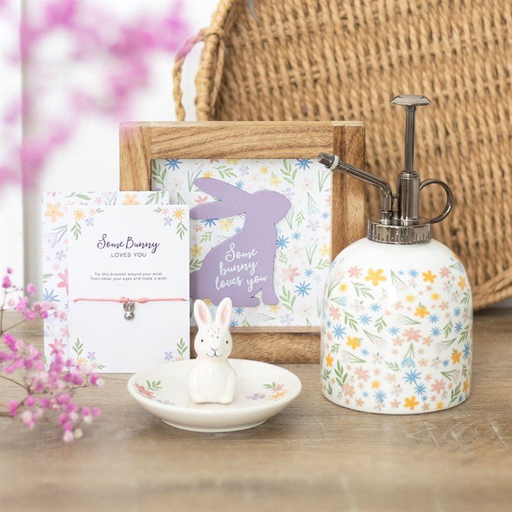 Spring Floral Print Ceramic Plant Mister - Scents & Gifts UK