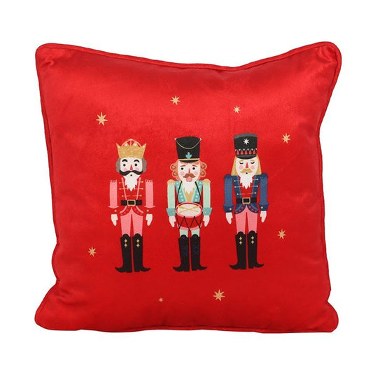 Square Nutcracker Cushion - Scents & Gifts UK