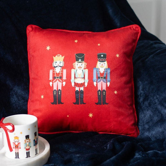 Square Nutcracker Cushion - Scents & Gifts UK