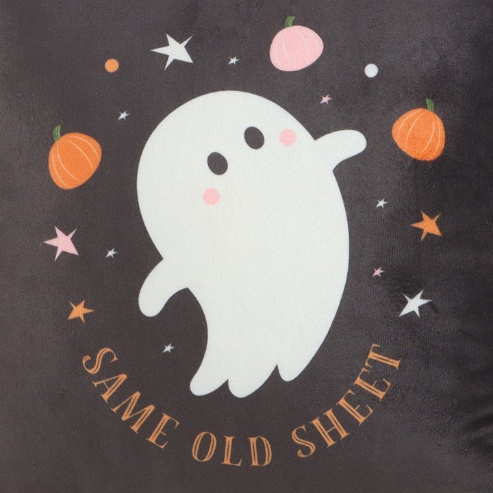 Square Same Old Sheet Ghost Cushion - Scents & Gifts UK