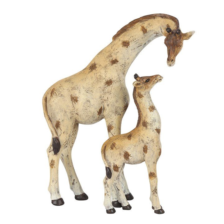 Stand Tall Giraffe Mother and Baby Ornament - Scents & Gifts UK