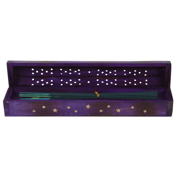 Star Wooden Bergamot Incense Box Set - Scents & Gifts UK