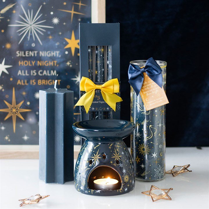 Starry Night Cinnamon & Blackberry Tube Candle - Scents & Gifts UK