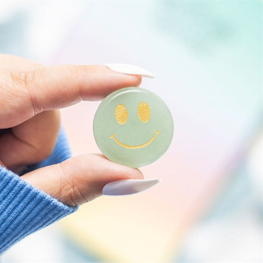 Stay Positive Aventurine Happy Face Crystal - Scents & Gifts UK