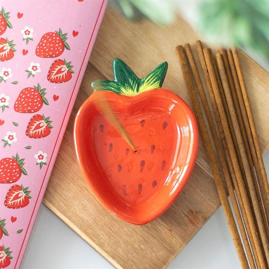 Strawberry Incense Stick Holder - Scents & Gifts UK