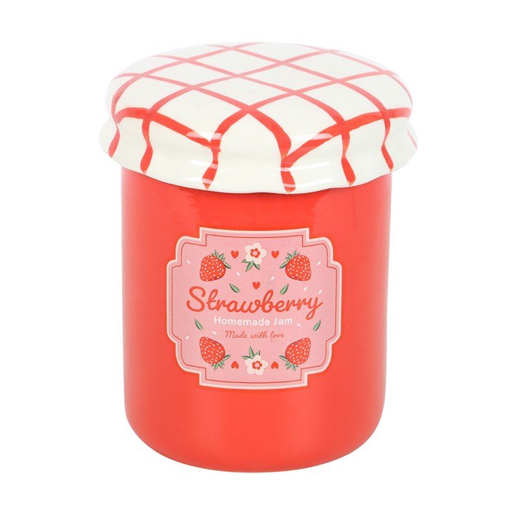Strawberry Jam Jar Oil Burner and Wax Warmer - Scents & Gifts UK