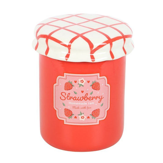 Strawberry Jam Jar Oil Burner and Wax Warmer - Scents & Gifts UK
