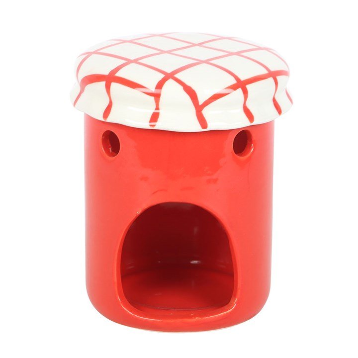 Strawberry Jam Jar Oil Burner and Wax Warmer - Scents & Gifts UK