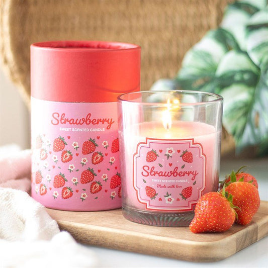 Strawberry Scented Candle - Scents & Gifts UK