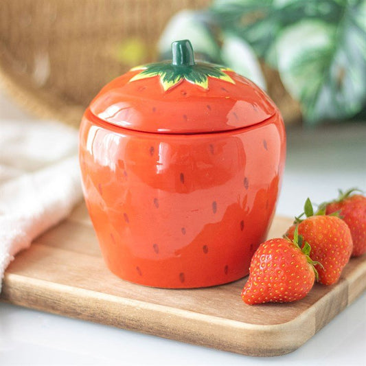 Strawberry Shaped Candle Jar - Scents & Gifts UK