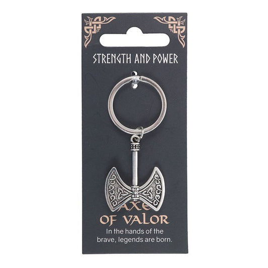 Strength and Power Axe of Valor Keyring - Scents & Gifts UK