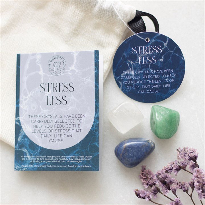 Stress Less Healing Crystal Set - Scents & Gifts UK