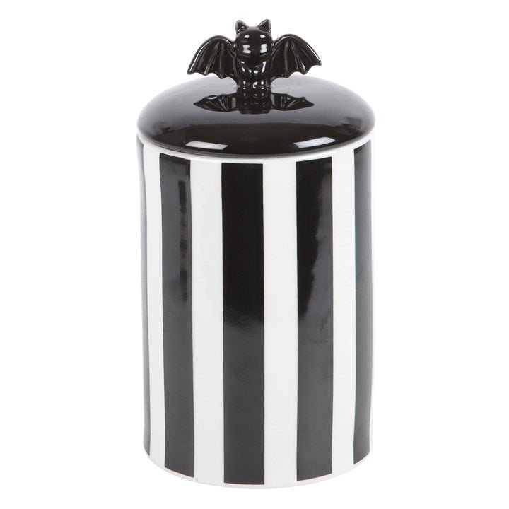 Striped Bat Storage Jar - Scents & Gifts UK