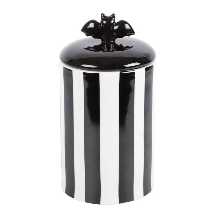 Striped Bat Storage Jar - Scents & Gifts UK
