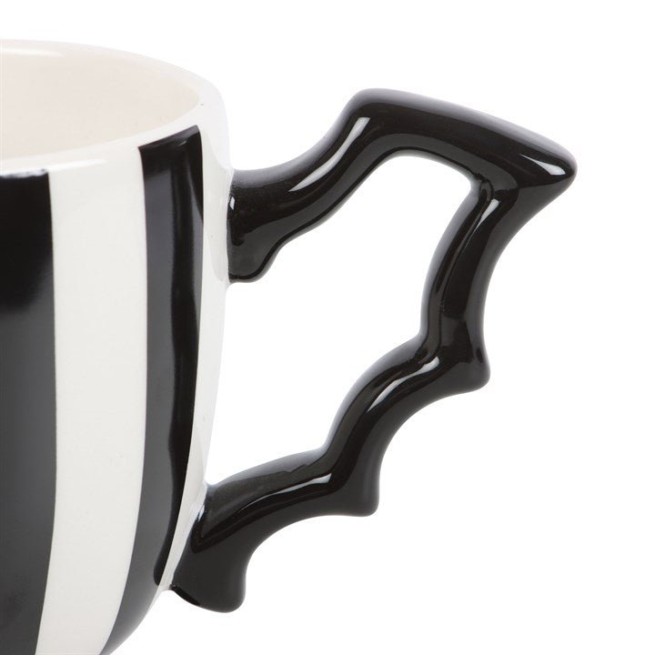 Striped Bat Wing Teacup - Scents & Gifts UK