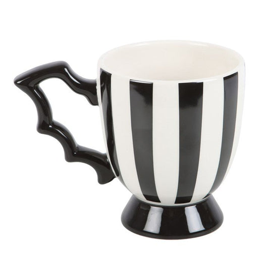 Striped Bat Wing Teacup - Scents & Gifts UK